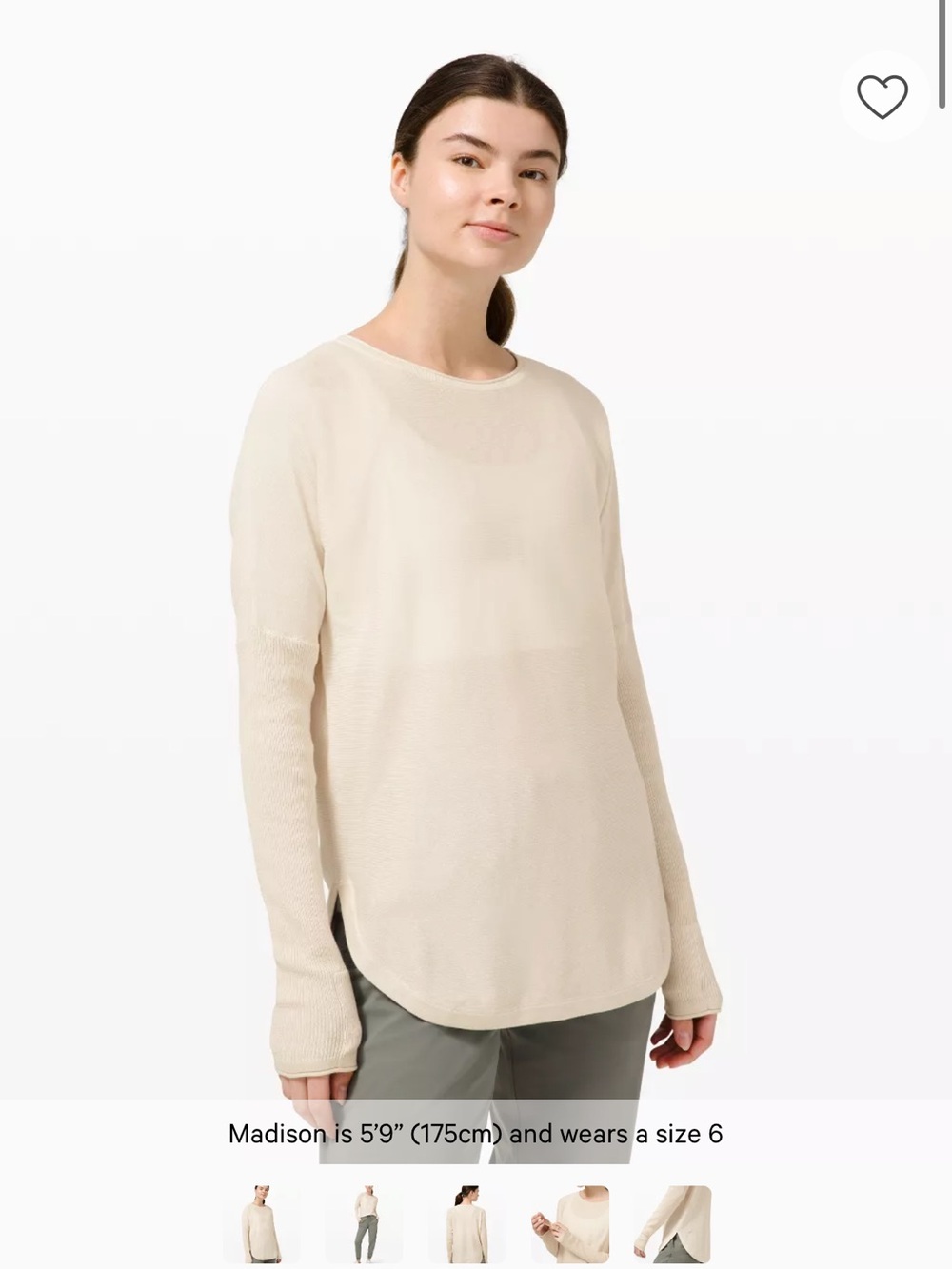 lululemon athletica “Take It All In” Sweater